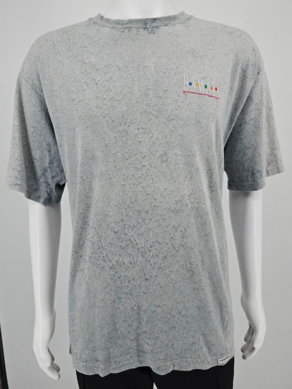 Vintage Early 1990s Crazy Shirts Mineral Wash Hawaii Embroidered T-Shirt (XL)